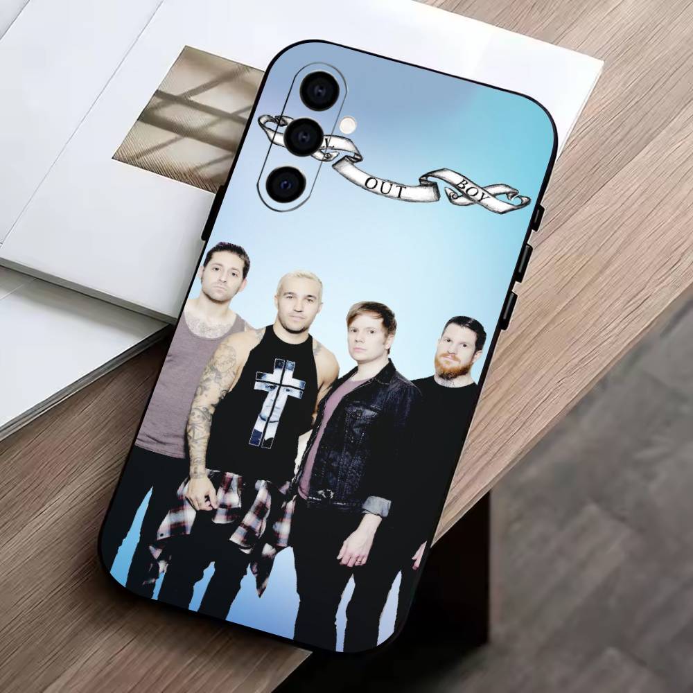 Boy-Fall Out Boy Phone Case For Samsung Galaxy A73,A72,A71,A70,A53,A52,A51,Soft Silicone Black Cover