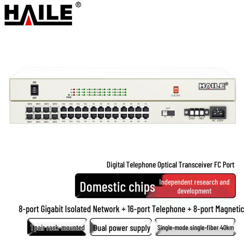 HAILE Digital Telephone Fiber Optic Multiplexer