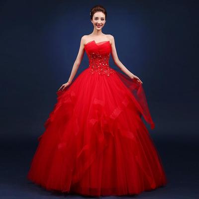 Abito da Sposa a Ballo Stile Coreano Fuori dalle Spalle, Lunghezza Pavimento Silhouette Modellante, Taglie Forti per Spose Incinta, 2025