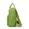 Solid Color Women's Backpack Large Capacity Nylon Backpack