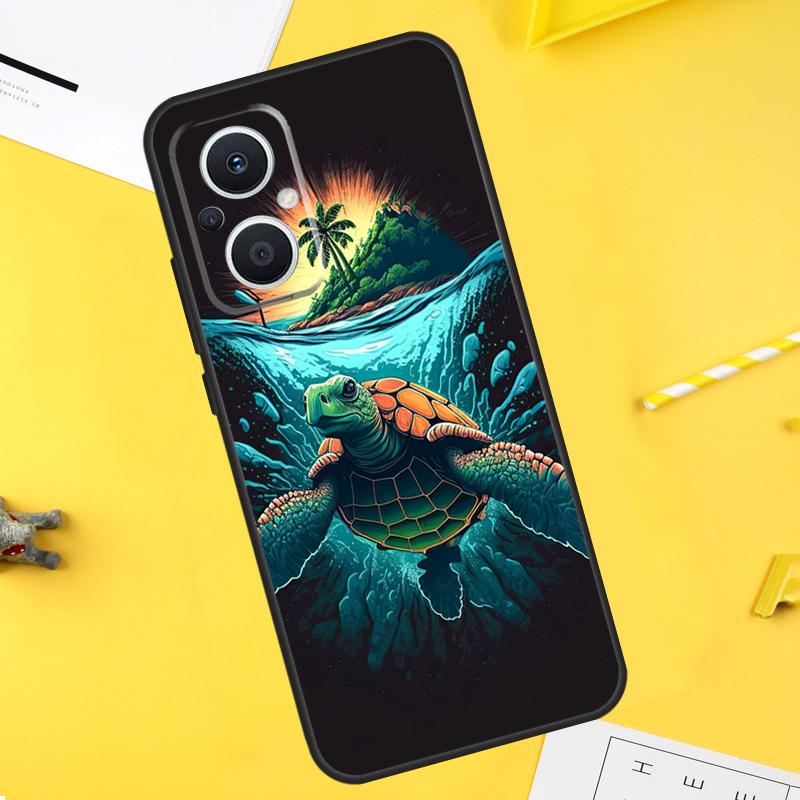 Sea Turtles For OPPO Reno 14F 13F 12F 11F 10 11 12 13 14 Pro 8T 7 8 Lite OPPO Find X9 X8 X6 X5 Pro Case