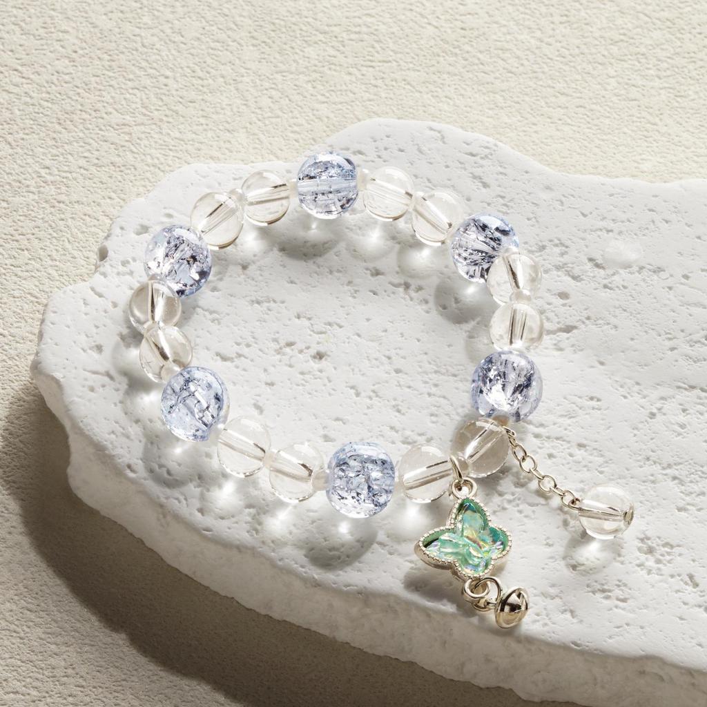 Mori Style Starry Sky Crystal Butterfly Bracelet - Elegant, Versatile Fairy Design for Women and Best Friends