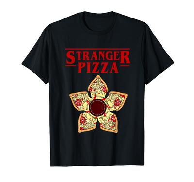 Lustiges Stranger Things Pizza T-Shirt