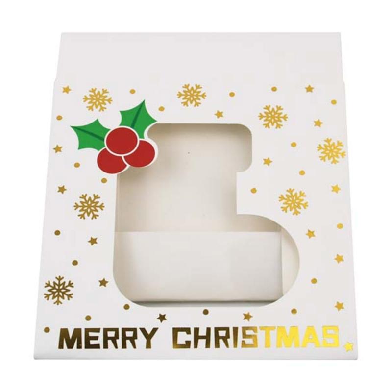 12Pcs Christmas Chocolate Box Gold Foil Chocolate Gift Box with 12 Slot Christmas Treat Boxes for Cookie Candy Chocolate