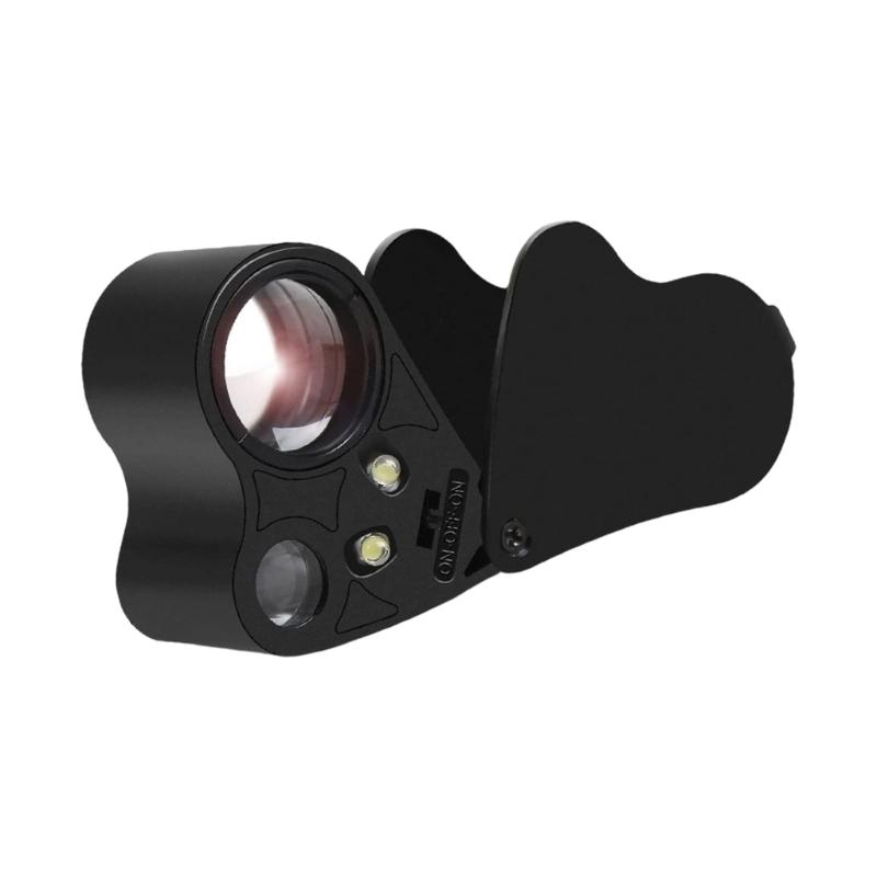 

Portable Magnifier ABS Jewelry Loupe Gemstones Inspector for Jewelers with Multi Magnification and Acrylic Construction 1