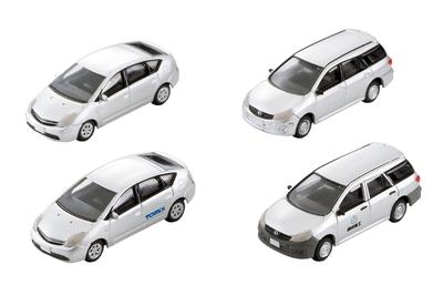 The Car Collection Car Collection Basic Set Selection (Select) Business Car Silver Diorama Supplies