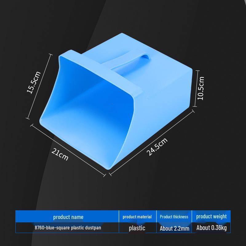 Multi-Purpose Plastic Handheld Dustpan, Scraper, Winnowing Basket, and Shovel with Handle