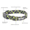 Adjustable Puppy Dogs Collar Medium Large For Dog Choker Ring Durable Reflective Nylon Pet Cat Collar Breathable Bulldog Harness