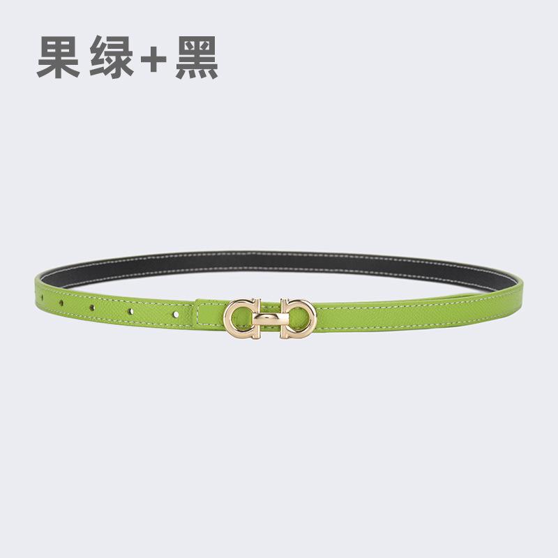 

Четыре сезона в наличии новый ремень женский ремень повседневный универсальный кожаный тонкий ремень простой декоративный ремень для брюк 100cm