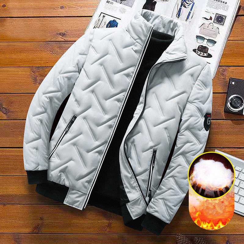 

Мужские осенние и зимние пальто Мужские хлопковые пальто с коротким воротником-стойкой Легкие пуховые хлопковые пальто 5XL