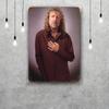 Robert Plant Band Vintage Metal Tin Signs Posters Decor Retro Metal Plaque Wall Art Decor for Garage Bar