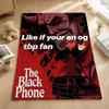 Movie T-The Black Phone Throw Blankets Soft Warm Flannel Blanket Bedding for Bed Living room Home Sofa