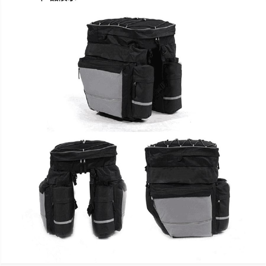 1x Motocykl Kolo Zadní Sedadlo Brašna Cestovní Úložné Tašky Vícekapsé
