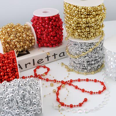 Fishing Line Artificial Pearls Flower Beads Chain Garland Flowers Wedding Party Decoration Diy