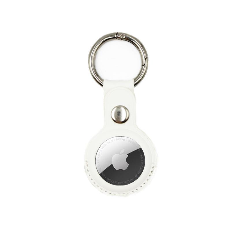 Leather Protective Case for Apple AirTag Bluetooth Tracker - Compatible Across Europe and the United States