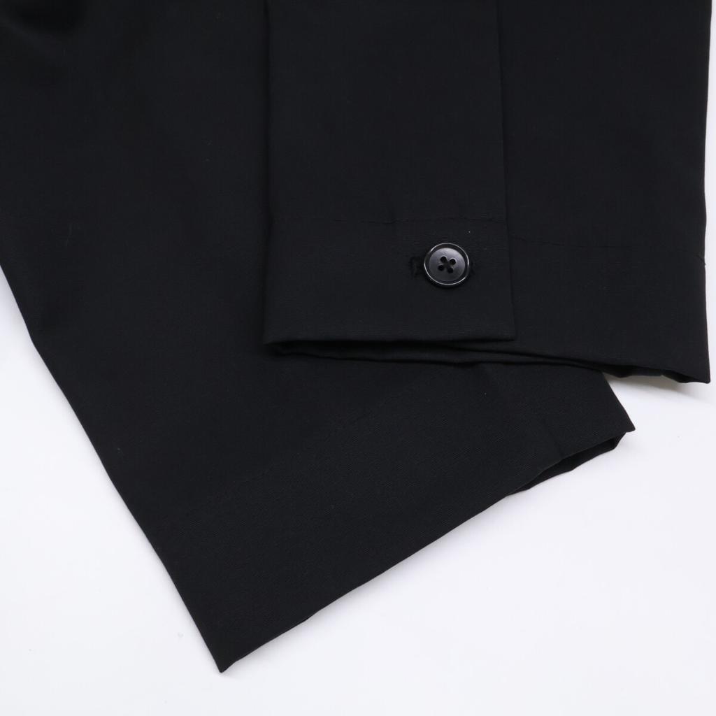 CODA Vlna x Bavlna Sako s otevřenými zády a prodlouženým zadním dílem 1 černáPoužité