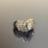 Neue Luxus-Ringe zum Hochzeitstag für Frauen, brillanter Zirkonia, modischer goldfarbener Ring, bestes Geschenk, hochwertiger Schmuck