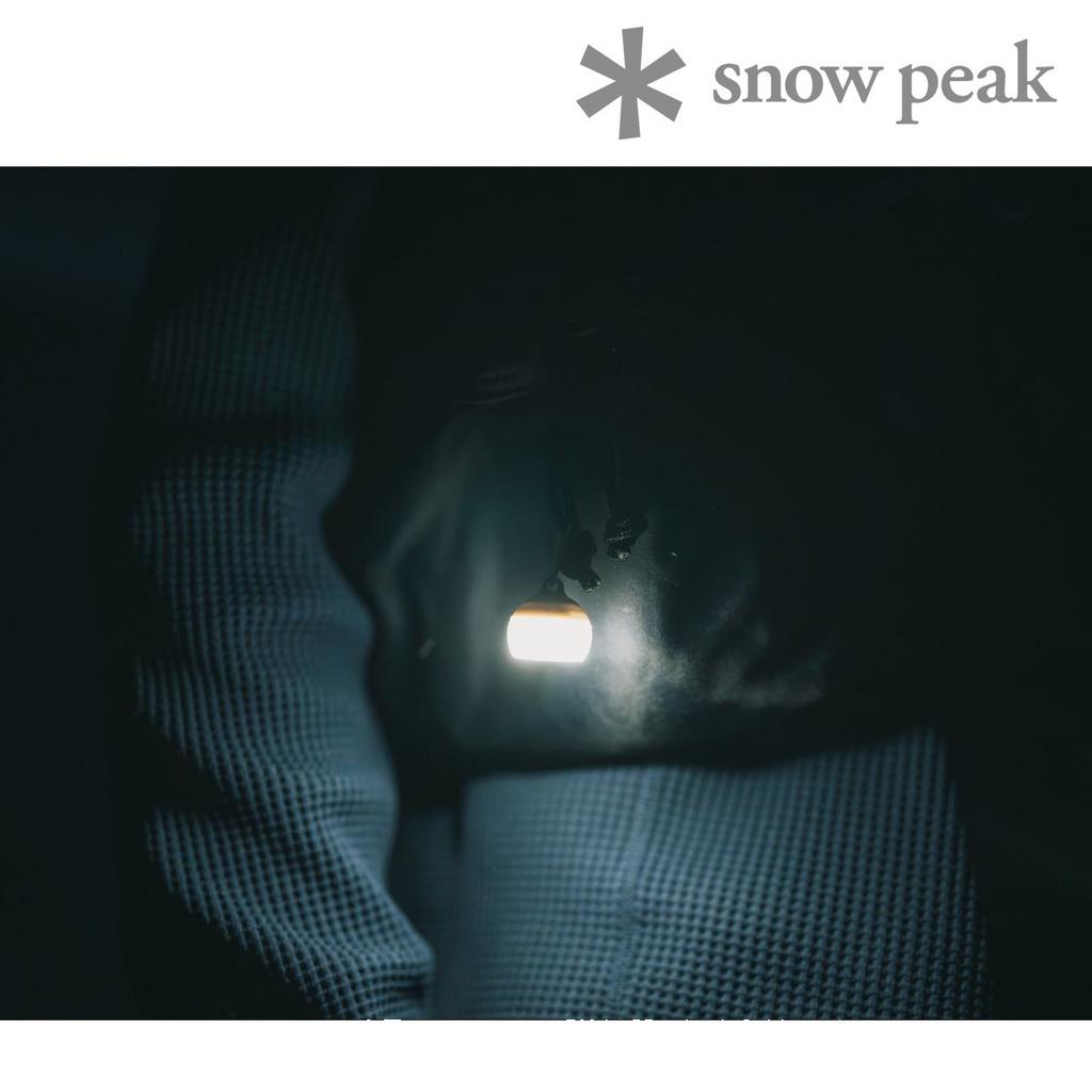 SNOW PEAK Micro Lantern TSUBU HOZUKI LED Ultralight EDC Camping Light from Japan