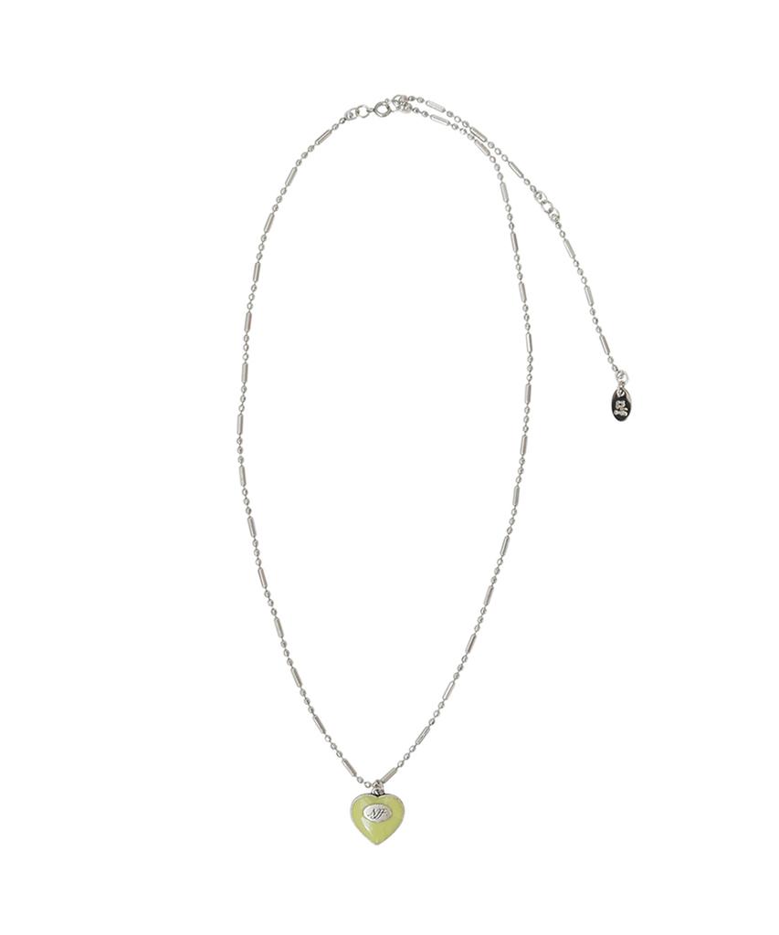 Nff Heart Polish Necklace_Oilve