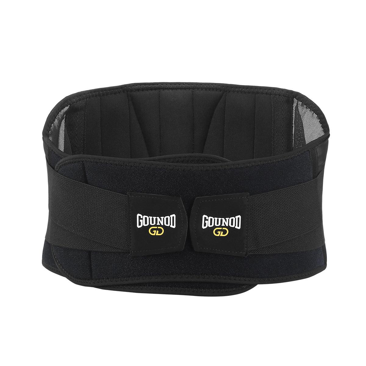 

Поддержка талии, стальная опора, регулируемый ремень для мужчин и женщин, фитнес, тяжелая атлетика, приседания, жесткий фиксированный пояс для втягивания живота XL чёрный