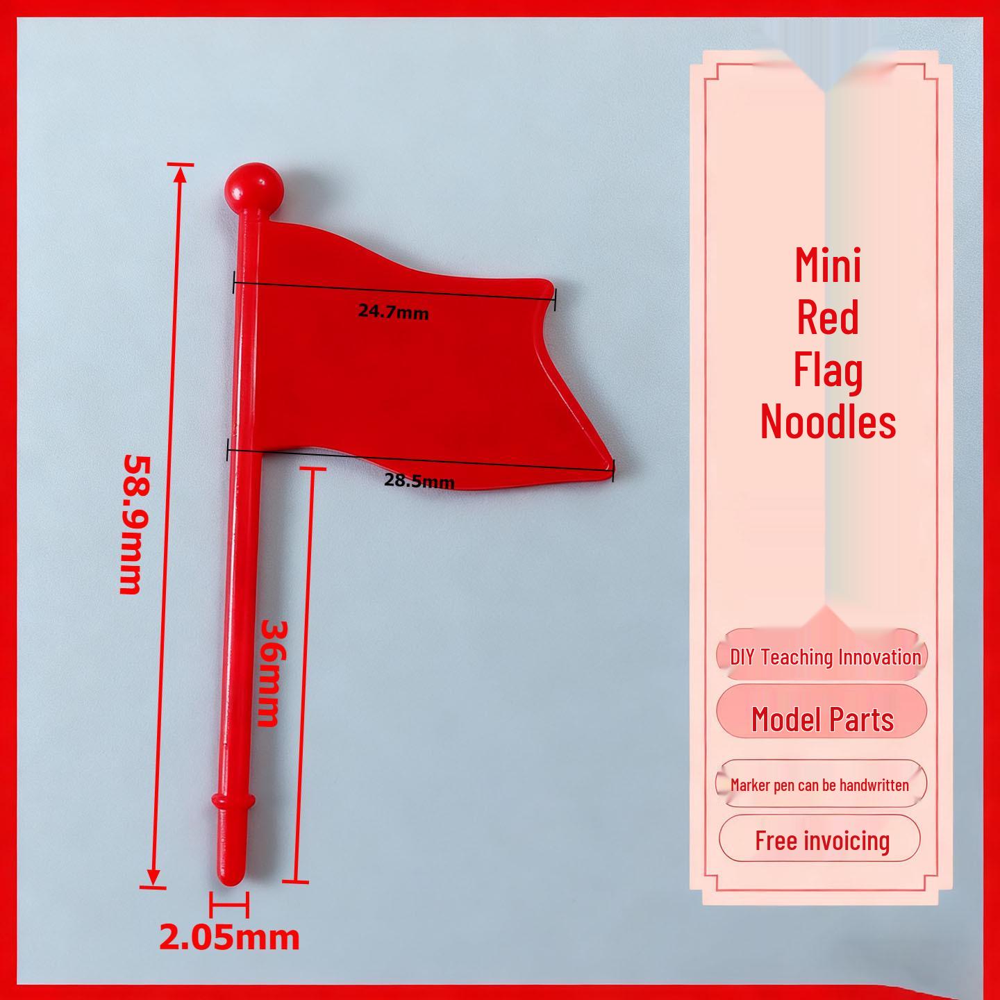 Mini Red Star & Flower Stamp Marker for Teacher Rewards красный