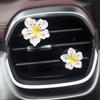 2pcs Car Perfume Clip Flower Air Outlet Car Air Freshener Peach Blossom Aroma Diffuser Car Decoration Accessories Fresh Air