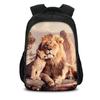 lion Double layer Backpack Durable, Trendy, Versatile, Large Capacity Cartoon School Boy and Girl Birthday Best Gift