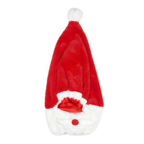 Christmas Motorcycle Helmet Cover Plush Full Face Helmet Cover Funny Santa Claus Xmas Hat