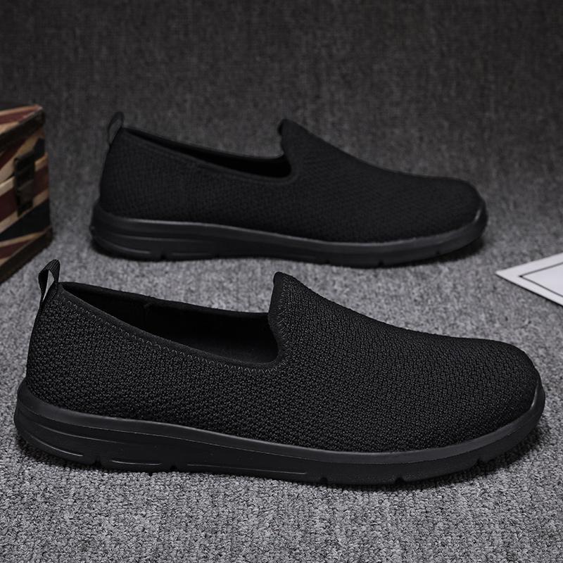 YRZL Men Casual Shoes Slip on Breathable Mesh Man Shoes Mens Sneakers Comfortable Lightweight Walking Shoes for Men Summer