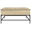 Vidaxl Coffee Table, Sonoma Oak, 95X95X45 Cm