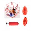 Mini Basketball Hoop Set Basketball Hoop with 1 Ball and 1 Inflatable Pump Kid Indoor Sports Basketball Backboard Funny Game Toy