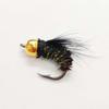 6/10Pcs(Brass Head Black Artificial Tying Fly Fishing Flies Hook & Red tail Dry fly)2Mixed Styles-Trout Dry fly Fishing Perch/Carp Lure Bait