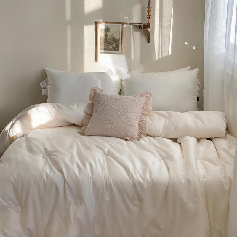 Жаккардовое одеяло Mling из шелка-туссаха на четыре сезона