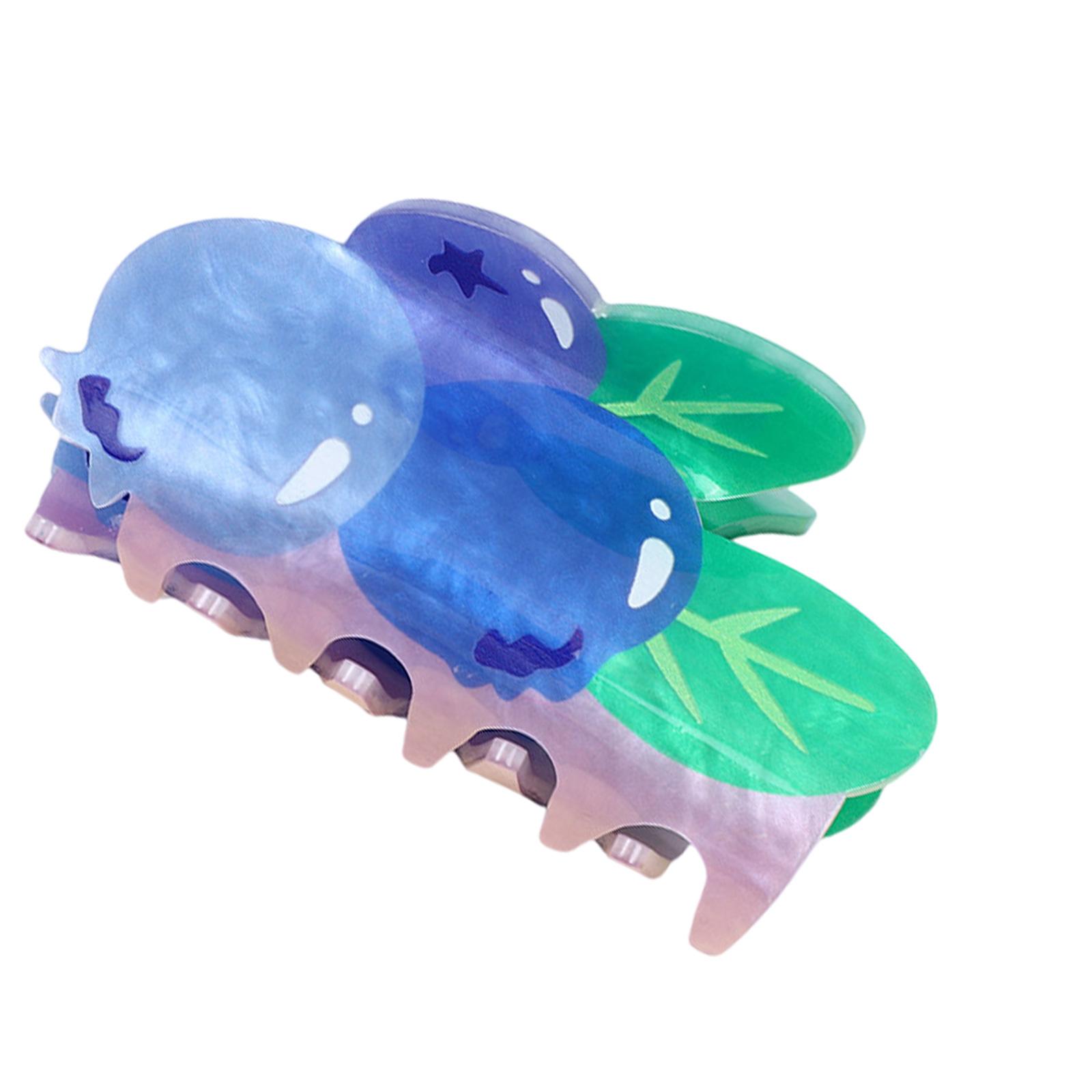 

Creative Fruit Shape Hair Clip For Women Lovely Acrylic Claw Clip Ponytail Holder Strong Hair Grip for Everyday Wear 4