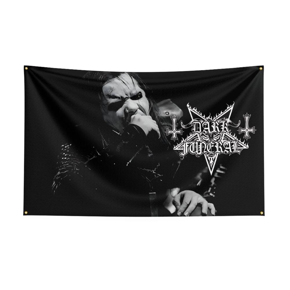 3x5 Ft Heavy Rock Band Ddark Funerals Flag Polyester Digital Printing Banner For Bedroom Wall Art Out Door Tapestry Decora