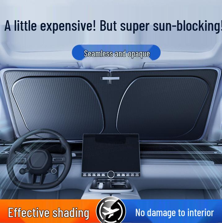 Car Windshield Sunshade Umbrella - Heat and Sun Blocker Visor Cover