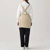 Bib Apron Bib Short Apron CT2398 6 Brown Free [Seven Uniform]