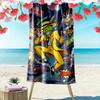 The mask Print Beach Towel, Large Soft Quick Dry Towel for Beach Camping Swimming