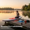 Inflatable Paddle Board Foldable SUP Adjustable for Rivers