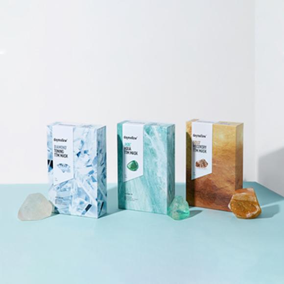 

Маска для лица Daymellow TTM 3 типа Jade Aqua/ Gold Recovery/ Diamond Toning 27ml (3 варианта) Jade Aqua x 10PCS