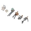 People Figures 1:64 Scale Model Painted Miniatures Set