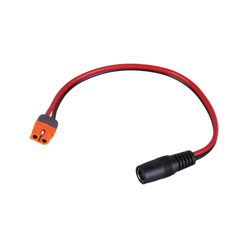 32cm XT60I Female To DC7909 Female Connectors Cable for Solar Panel and Portable Energy Storage Devices