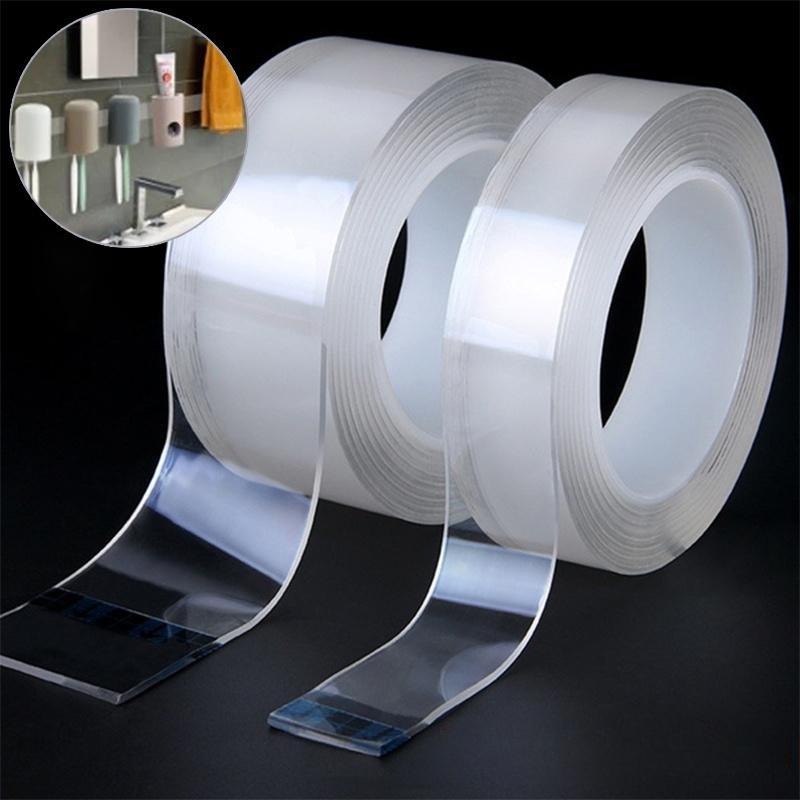 Double Sided Tape Adhesive Non-slip Tape Waterproof Transparent Tape for Kitchen Bathroom