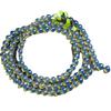 Mexican Blue Amber Bracelet: 108 Purified Water Honey Wax Amber Beads, Unisex Prayer Jewelry
