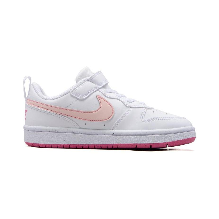 (PS) Nike Court Borough Low Recraft 'White Pinksicle' Kids' DV5457-111