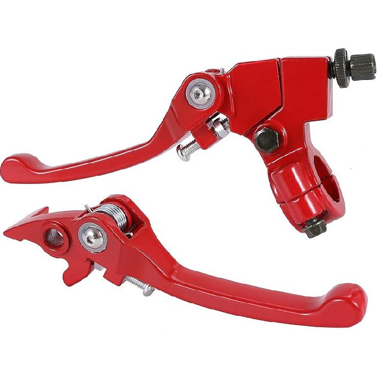 Black Folding Aluminum Clutch Brake Lever Compatible With 22Mm 7/8 Inch Handlebar 110Cc 125Cc 140Cc TTR 125Cc SSR Xmotos Apollo 125 Pit Dirt Bike