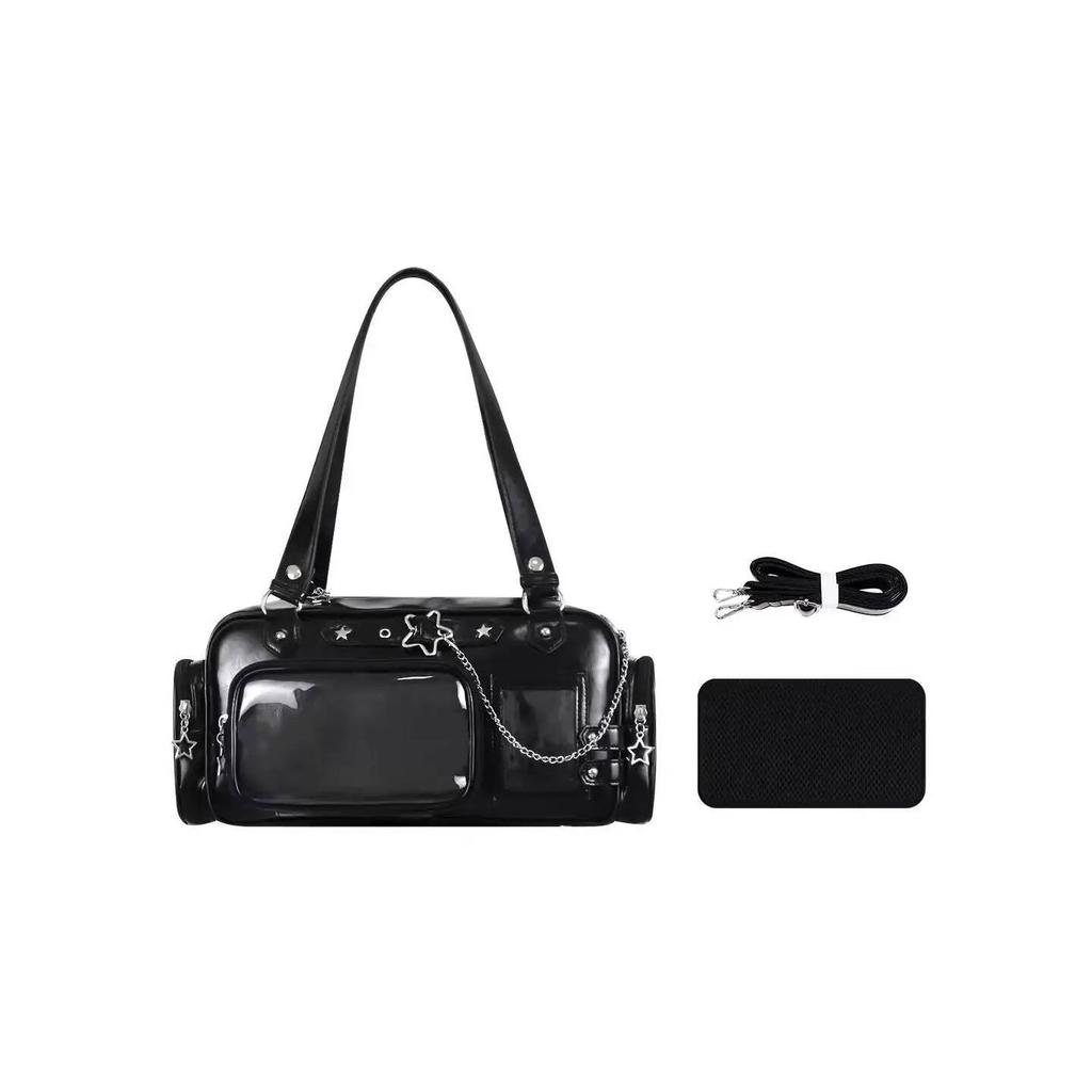 Large Capacity Transparent Ita Bag Crossbody Shoulder Bag For Anime Exhibition DIY Display Cute Girl Style
