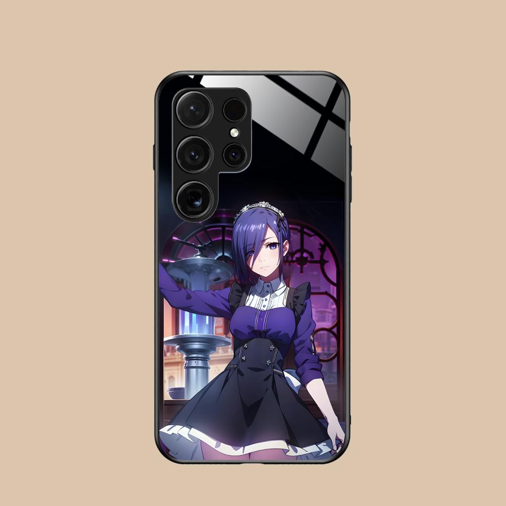 Tokyo Ghoul Touka Kirishima Phone Case for Samsung Galaxy A56 55 54 53 52 51 36 35 34 23 16 15 5G Glass Cover Luxury Cellphones