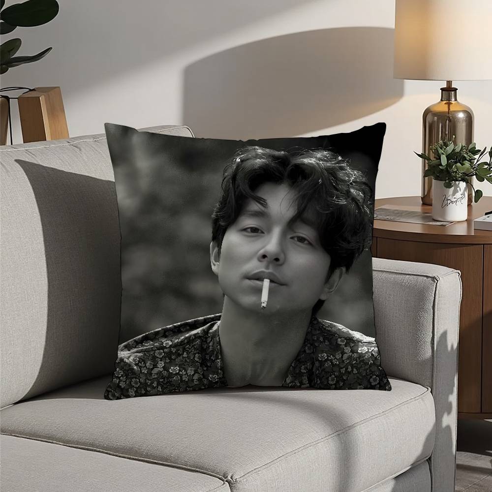 Custom G-Gong YooS KPOP Pillow Case 3D Print Polyester Fiber 40*40cm Home Sofa Throw Decoration Festival Gift