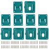 Mountable 18V Battery Holder Set for BL1815 BL1820 BL1830 BL1840 BL1850 BL1860 with Tool Storage Racks Easy Fit